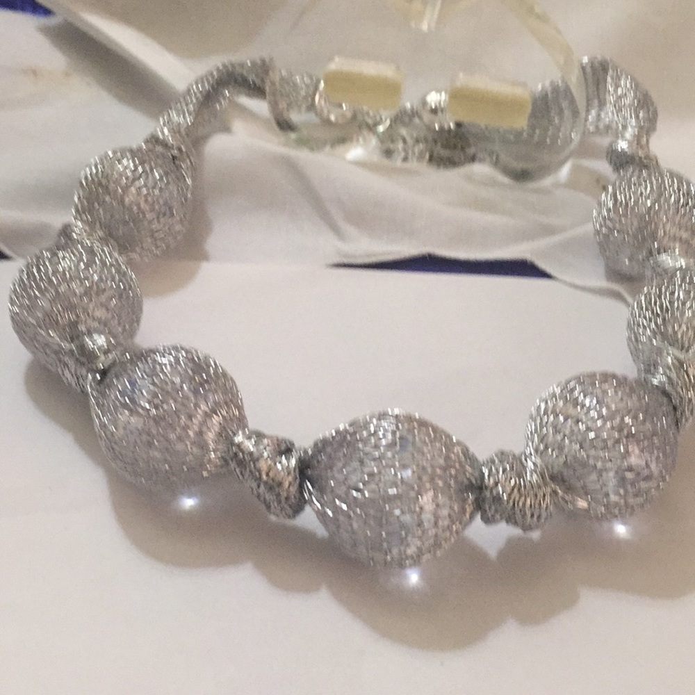 Silver ball made with nice nets cotton - Picture 5 of 8